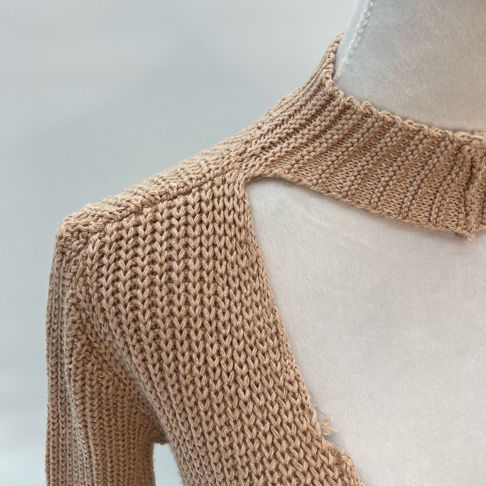 BOOHOO PLUS CHOKER SIDE SPLIT SWEATER Sz 12 - Picture 4 of 12